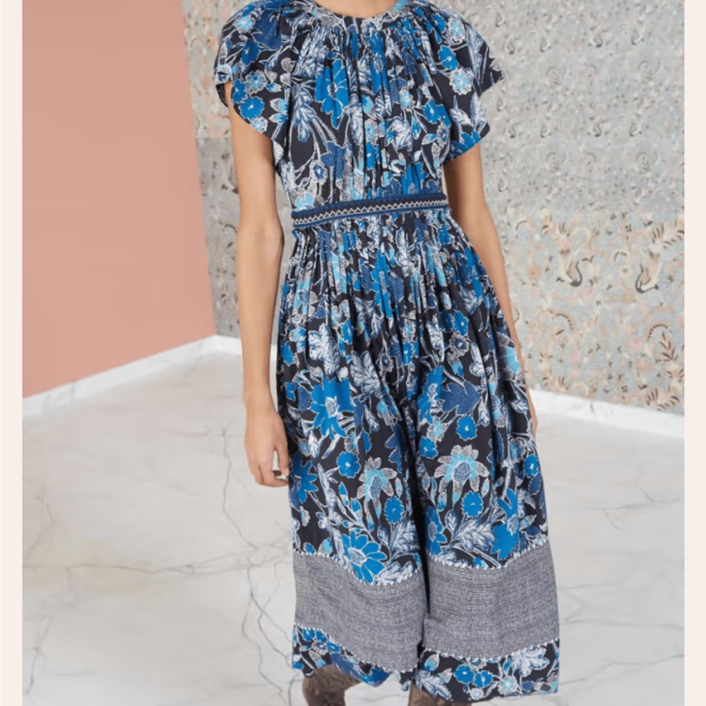 Ulla Johnson Lottie Dress in Lapis size 0
